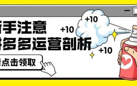 拼多多如何运营，拼多多如何运营店铺？